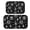 Skull and Hand Gothic Pattern, variant on Skull and Hand Gothic Pattern Bath Mat Set Of 2,Non-Slip Rug for Bathroom,Kitchen,Bedroom,Entrance, 30x17 and 23.5x15.7 Inches