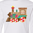 thumbnail image 4 of Inktastic Christmas Train Long Sleeve Youth T-Shirt, 4 of 5