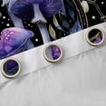 thumbnail image 4 of Manfei Female Men Purple Mushroom Black Out Curtains,Starry Sky Curtains Pack of 2 (42x63 Each),Botanical Plants Bedroom Curtains,Microfiber Bedroom Decor, 4 of 6