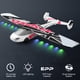 thumbnail image 2 of RC Airplane 2.4GHz RC Plane Gliding Aircraft EPP Flight Toys para adultos niños niños Abanopi Rojo/2 baterías, 2 of 7