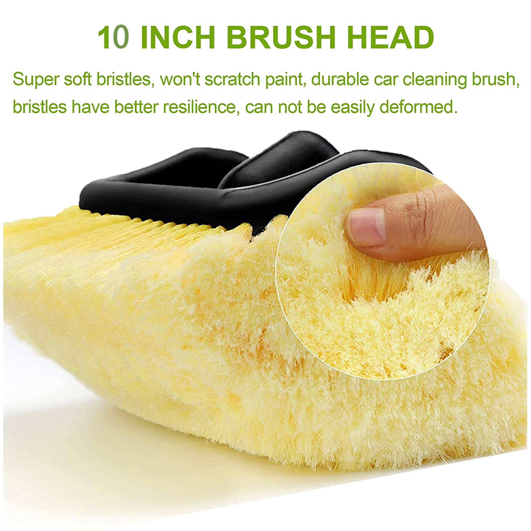 9 Scrub Brush Head - Soft Bristles, Boats, Cars