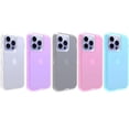 thumbnail image 4 of Compatible with iPhone Case,[Compatible with Wireless Charging] Shock Absorption Bumper Design Clear Full Body Protection Soft Cover Phone Case (Pink,iPhone 14 Pro), 4 of 5