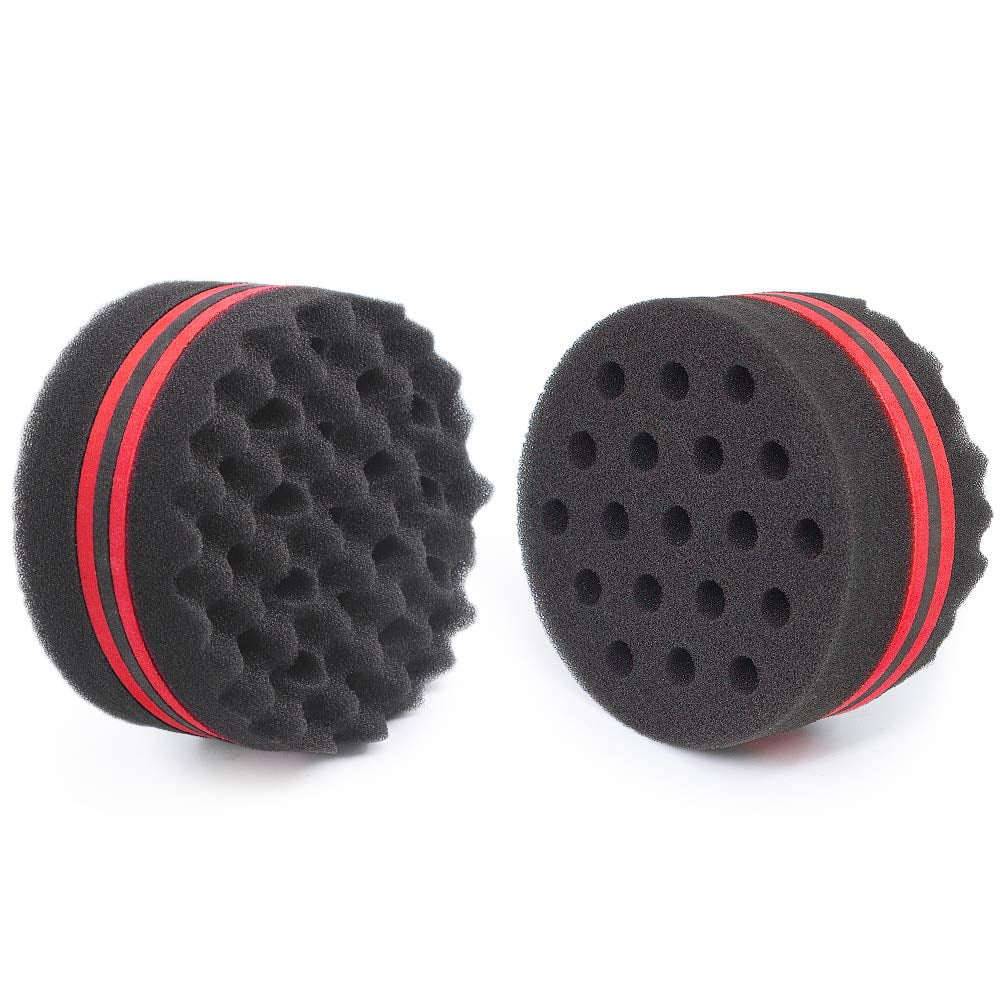 Big Hole Hair Sponge for Men and Women Large and Small Foam Dreads