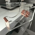 thumbnail image 5 of Deluxe Acrylic Design Office Desktop Tape Dispenser Clear Gold, 5 of 8