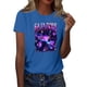 thumbnail image 1 of Pop cazadora para niña Hunters Boys Girls Fashion Round-Neck Group Panels T Shirt （Blue）, 1 of 3