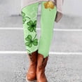 thumbnail image 3 of Shadoumai St Patricks Day Leggings for Women, Plus Size Leggings, Shamrock St Patricks Day Yoga Green Pants Bottoms Womens Blue, 3 of 6