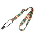 thumbnail image 1 of Ethnic Style Ukulele Strap Durable Adjustable Printing Ribbon Plastic Hook Clip-on Hawaii Guitar Belt Instrument Accessories A, 1 of 6
