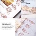 thumbnail image 4 of CIMAXIC 12pcs Creative Musical Notes Instrument Style Paper Clips Bookmarks Mixed Style,1.06"X0.98"X0.04", 4 of 5