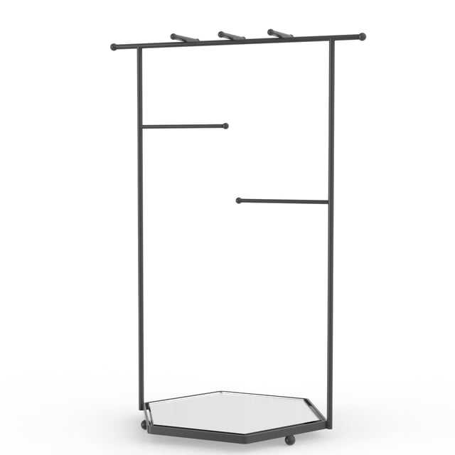 Mesa Jewelry Tower Mango Steam con base de espejo