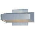 thumbnail image 1 of ET2 Alumilux Al Satin Aluminum Transitional Wall Sconce w/ 2 LED Light - E41304-SA, 1 of 2