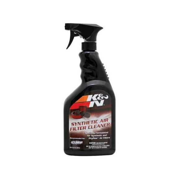 K&N Synthetic Air Filter Cleaner and Degreaser: 32 Oz Spray Bottle; Restore Engine Air Filter Performance, 99-0624