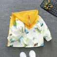 thumbnail image 4 of RXIRUCGD Children's Clothing Children's Spring Clothing Little Dinosaur Jacket Small And Medium Children's Spring Jacket( Yellow, Size:18 Months ), 4 of 5