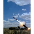 thumbnail image 2 of A MIM-104 Patriot anti-aircraft missile is fired during a training exercise Poster Print by Stocktrek Images, 2 of 2