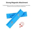 thumbnail image 4 of 2Pcs Magnetic Protection Strip for Vise Jaws, Anti-Skid Pads for Vise Jaws, Soft Jaws for Bench Vise, Strongly Magnetic Vise Jaw Pads, Multi-groove and Textured Inserts, for Clamping Woodworking, 4 of 8
