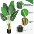 thumbnail image 6 of 48" Artificial Tree Bird of Paradise Artificial Plant Faux Plant for Home Decor Indoor Outdoor Office, 6 of 7