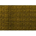 thumbnail image 1 of Ahgly Company Machine Washable Indoor Rectangle Oriental Yellow Modern Area Rugs, 5' x 7', 1 of 4