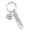 TF0003 Keyring, Silver, variant on Metal Keyring with Sunflower Design Inspirational Gift for Best Friends and Sisters Personalized Engraving Keyring
