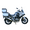 Grey, variant on LIFAN KPT 400 400cc ADV Motorcycle – Fuel Injected, 6-Speed, Adventure Touring Ride