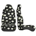 thumbnail image 3 of Sikiie Daisies Flowers Car Seat Protector 2 Pack Car Seat Cushion Mat, Car Seat Covers for SUV, Truck, Van, 3 of 7
