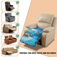 thumbnail image 5 of ZIATUBLES Swimming Puppy Print Recliner Chair Slipcover, Anti-Slip Washable Furniture Protector for Reclining Couch Seat Cushion, Pet Dog Cat Friendly Living Room Decor Accessory, 5 of 8