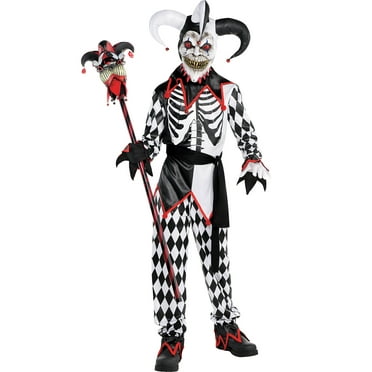 Evil Jester Adult Halloween Costume - Walmart.com
