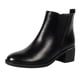 thumbnail image 1 of NECHOLOGY Botas Mujer Adulto Femenino Zapatos Botines para mujer Botas de tacón grueso con cremallera lateral para mujer Botines Retro Punta estrecha Botines cortos Zapatos de mujer (Black, 7), 1 of 7