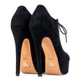 thumbnail image 2 of Oxford - Women's Trendy & Charming lace up ankle boots featuring 6" Stiletto High Heels & 1.5" Platform. Handmade to perfection. Size 13, 2 of 6