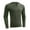 Army Green, variant on Men's Long Sleeve Tee Shirts Soft Athletic V Neck T-Shirt Slim Fit Basic Tops Solid Casual Shirt Lightweight Undershirts