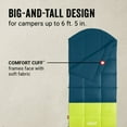 thumbnail image 4 of Coleman Kompact 40 Degree F Big & Tall Contour Sleeping Bag, Space, 4 of 6