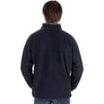 thumbnail image 2 of Adult Mens Two-Tone Anti-Pilling Performance Fleece Jacket - Various Color And Sizes - Navy - X-Small, 2 of 2