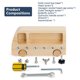 thumbnail image 4 of Tablero de destornilladores Montessori Miuline para niños, juguetes educativos de aprendizaje de habilidades básicas para niños de 3 a 5 años, juguetes sensoriales Montessori para aulas preescolares, 4 of 8