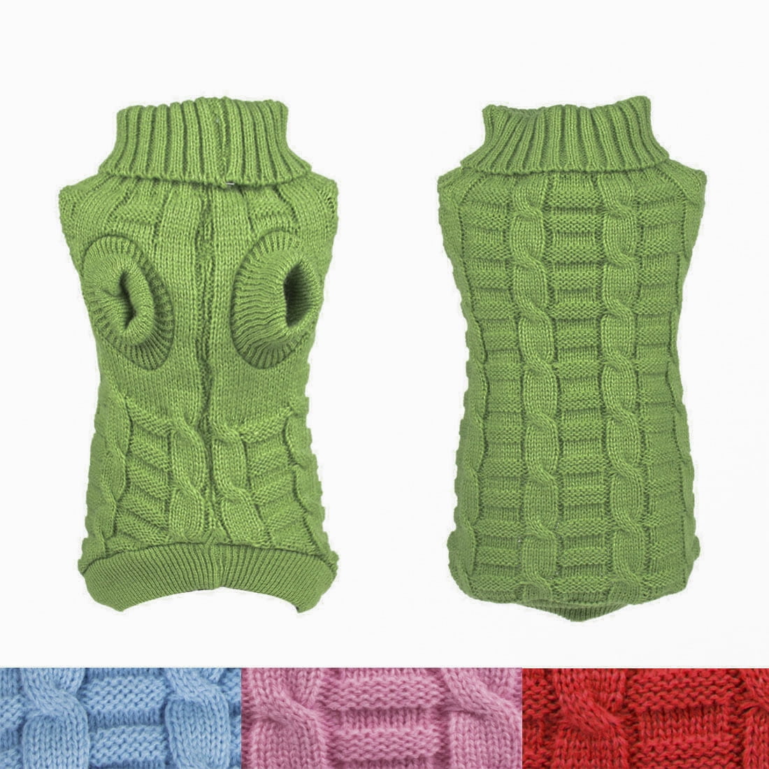 Small Dog Clothes Puppy Pet Warm Sweater Knit Coat Dog Apparel Costumes