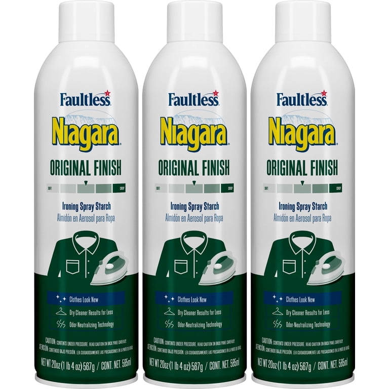 Niagara Original Finish Ironing Spray Starch, 3-Pack photo 1