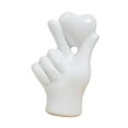 thumbnail image 4 of deevoka Love Sculpture for TV Cabinet Multifunctional Tabletop Decoration White, 4 of 9