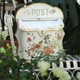 thumbnail image 6 of Bigfortune Vintage Mailboxes for Homes Wall Mount Mailbox for Outdoor,Side of House, Porch & Indoor Use,Perfect for Letters & Small Mail, 6 of 8