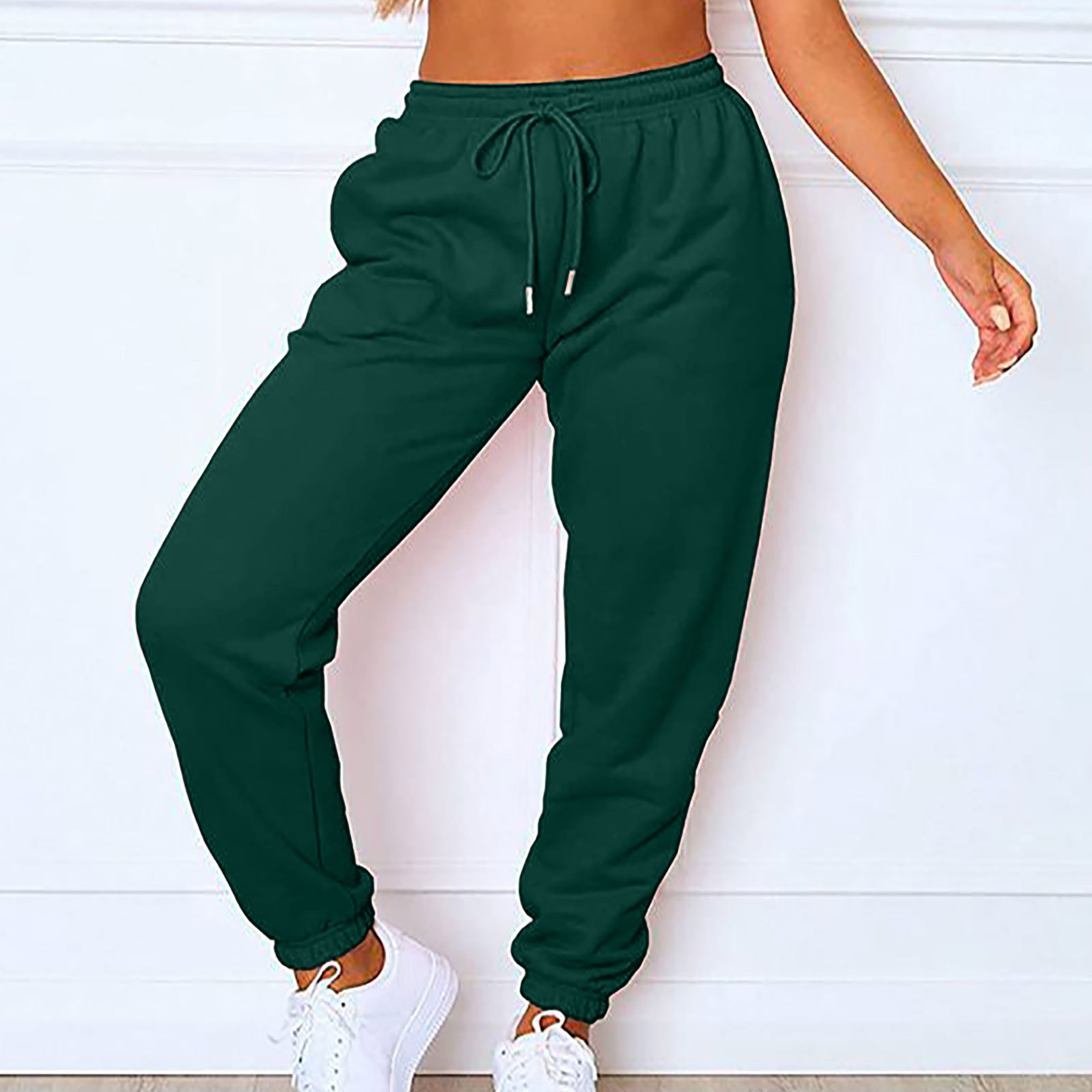 Sweatpants High Waist Elastic Band 