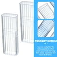 thumbnail image 2 of NIYANGLE 4-Pack Clear Toothpick Holders Small Rectangular Containers for Home, Office, Kitchen, and Travel Use, 2 of 8