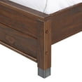 thumbnail image 5 of Camaflexi Baja Platform Bed, Solid Wooden Bed Frame, Queen, Barnwood, 5 of 12