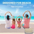 thumbnail image 6 of Beach Blanket Waterproof Sandproof,Picnic Blankets Extra Large Waterproof Oxford Camping Beach Blanket Outdoor Foldable Lightweight Waterproof Mat(Yellow 57*32in)from ANMUYUM, 6 of 9