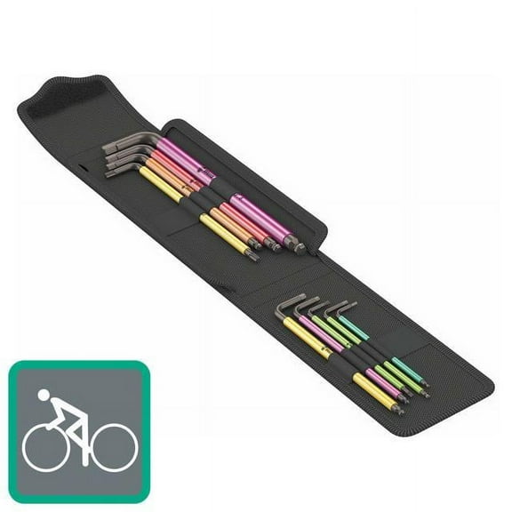 Wera Bicycle Set 4 Hex and Torx L-Key Wrench Set - Multicolor