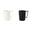 Beige 1PCS & Black 1PCS, variant on HJQEQVD Plastic Cup Reusable Novelty Cup Personality Milk Juice Lemon Mug Coffee Tea Reusable Plastic Cup Large Mug Set with Handles