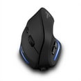 thumbnail image 2 of Ratón inalámbrico vertical Bluetooth ZELOTES master F35B de tres modos y 4800 DPI, recargable a 2,4 G para juegos, 2 of 8