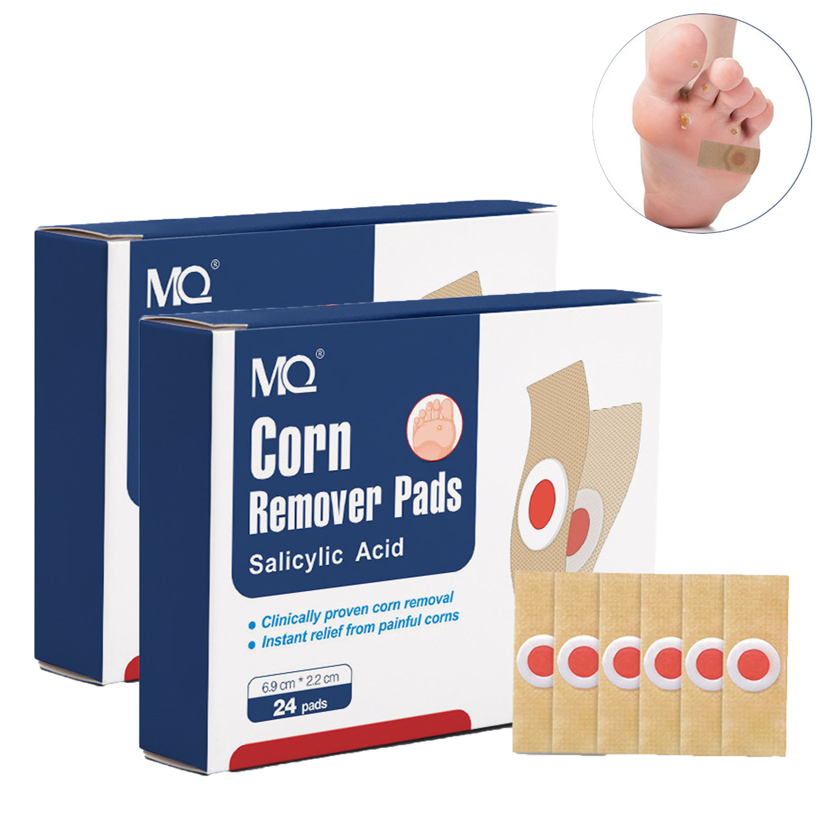 Corn Removers for Feet, 24 Pack, Corn Removers for Toe, Foot CornToe