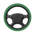 thumbnail image 5 of Cauagu Tennis Rackets and Balls Print Car Steering Wheel Cover - Universal Car Accessory for Diverse Cars for Steering Wheel with a Diameter of 14.5"-15", 5 of 7