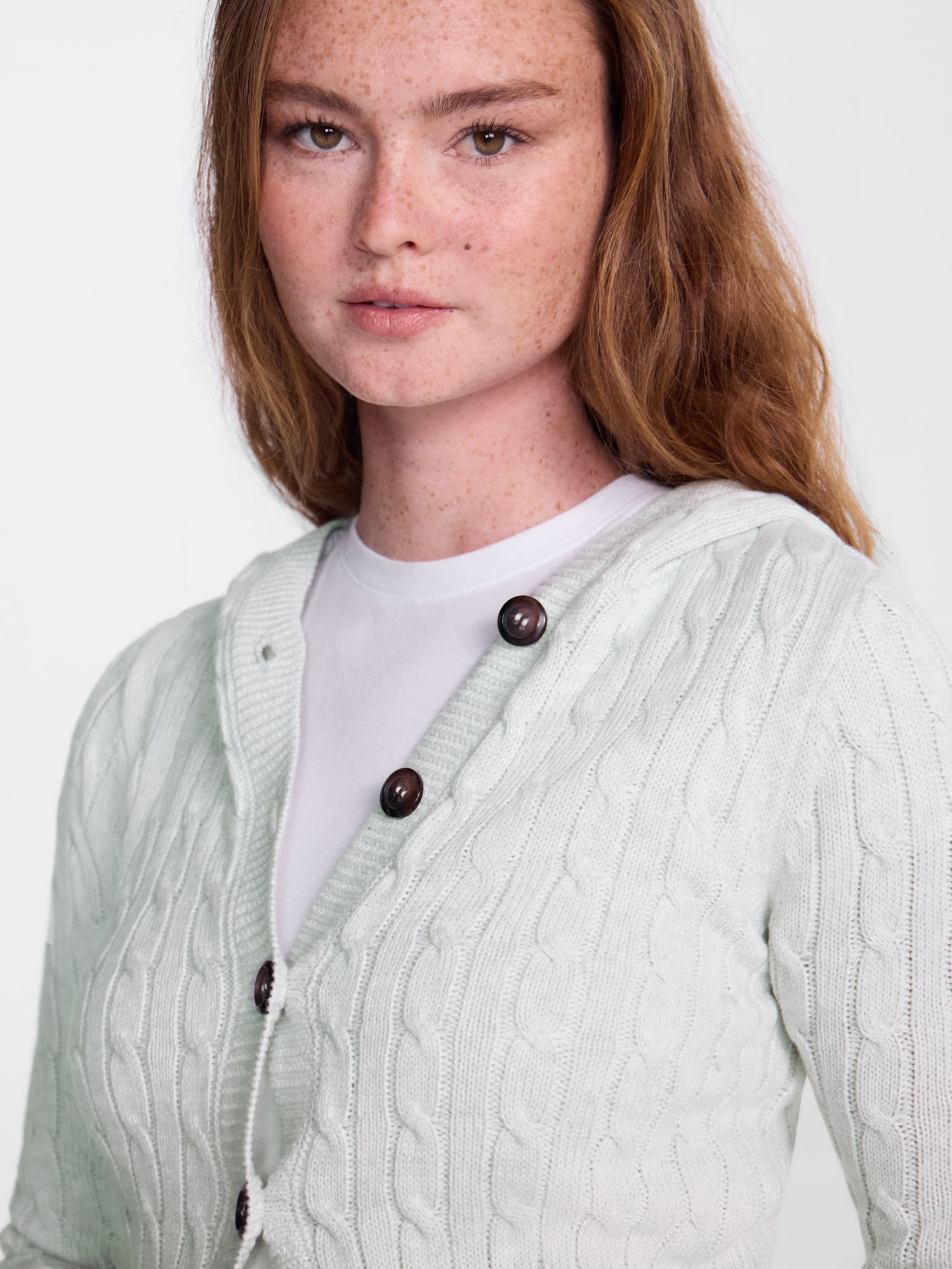No Boundaries Button Front Hoodie Cardigan, Women's XXS-XXL