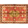 thumbnail image 1 of Ahgly Company Indoor Rectangle Persian Orange Traditional Area Rugs, 5' x 7', 1 of 1