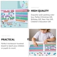 thumbnail image 3 of Miangastore 1 Set Wooden Math Counting Hundred Board Toys Toddler Math Numbers Games Toy, 3 of 9