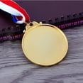 thumbnail image 2 of Medalla De Fútbol Medallas de competición Colección Medalla conmemorativa Útiles escolares (Oro), 2 of 6