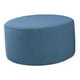 thumbnail image 3 of Fundas protectoras de Taburete de sofá de reposapiés redondos Fundas Azul, 3 of 9