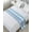White Blue Teal, variant on Xipuska Navy Blue Stripe Bed Runners for Twin Size Bed, Decorative Bed Throws for Foot of Bed, Ombre Geometric Grey Vertical Striped Bed Runner Sofa Throw Bedding Scarf Slipcover for Bedroom